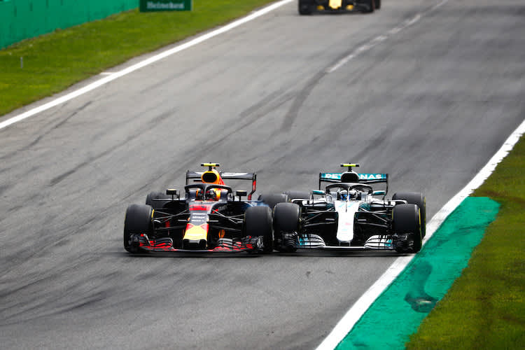 Max Verstappen gegen Valtteri Bottas in Monza