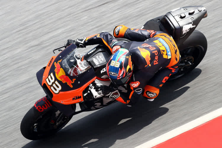 Brad Binder beendete das Moto2-Rennen auf dem sechsten Platz