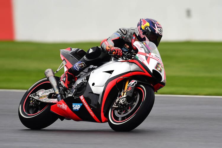 Stefan Bradl im Regen von Silverstone