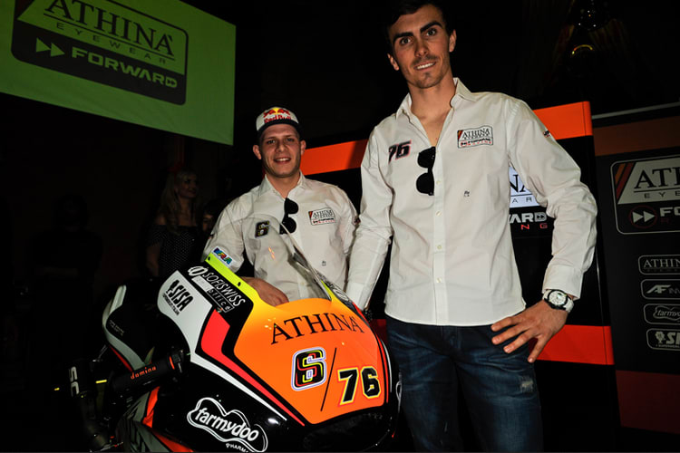 Stefan Bradl und Loris Baz rücken 2015 für Athina Forward Racing aus