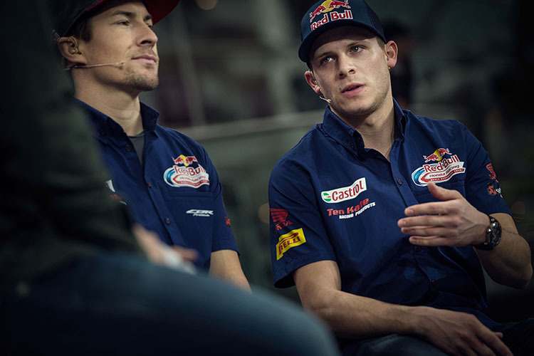 Nicky Hayden und Stefan Bradl