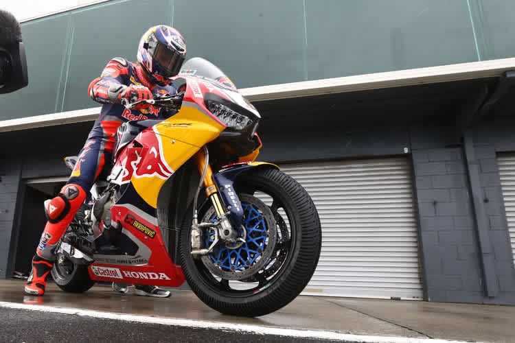 Stefan Bradl auf der Honda