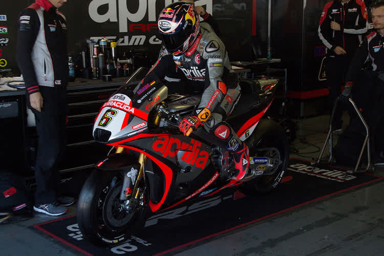 Stefan Bradl beim Jerez-Test Ende November