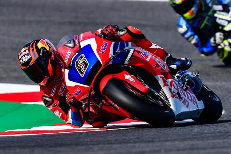 Stefan Bradl heute im FP1 in Misano