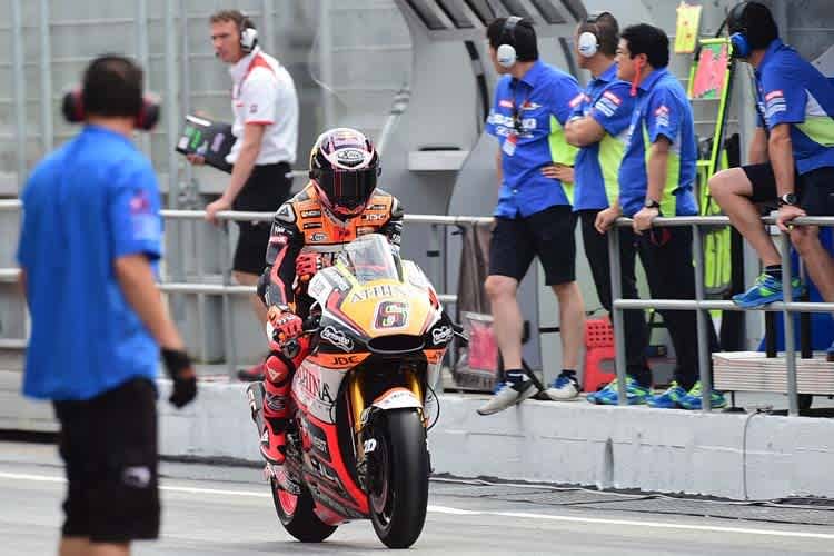 Stefan Bradl beim Barcelona-GP