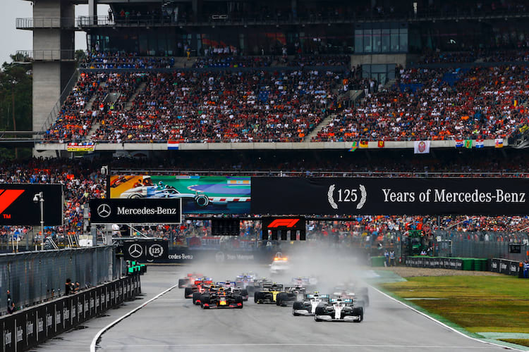 Start zum Grossen Preis von Deutschland