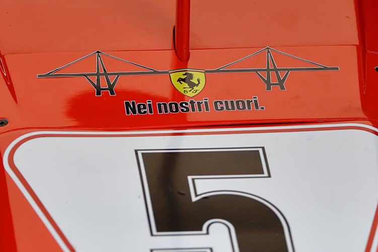 So fahren die beiden Ferrari in Belgien