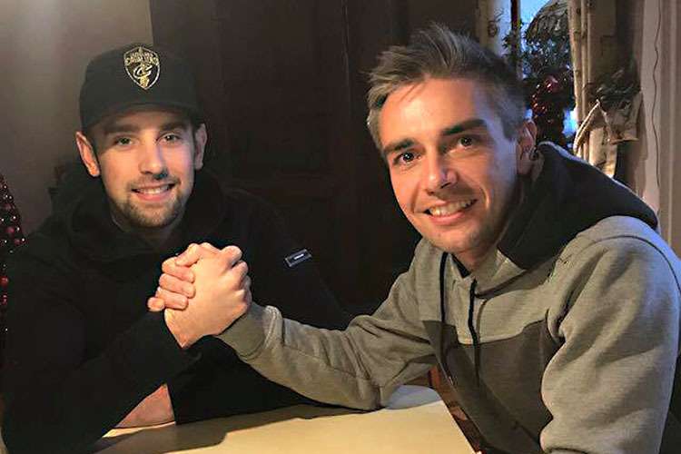 Marc Buchner mit Björn Stuppi (v.li.)