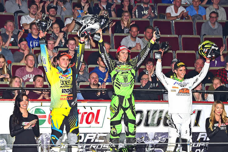 Hatten viel zu feiern: Stephan Büttner, Paul Coates und Ilker Larranga (v.l.)