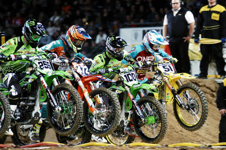 Stephan Büttner (100) mit guter Reaktion am Start