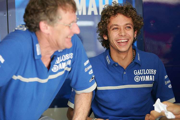 Jeremy Burgess und Valentino Rossi 2004