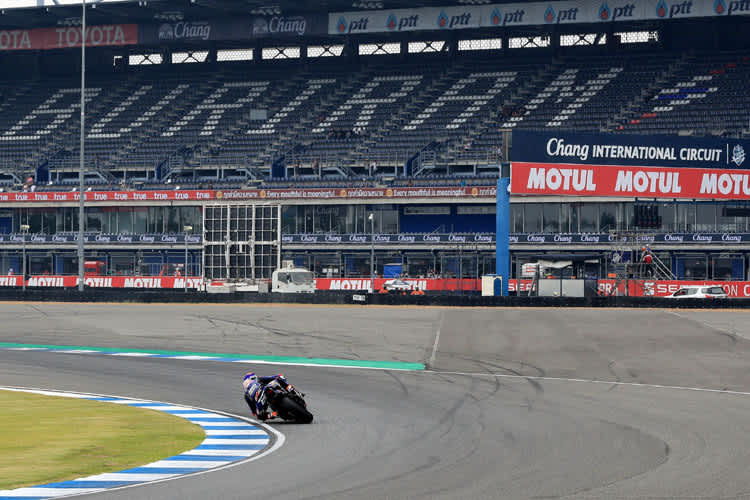 Einige Tribünen in Buriram blieben im vergangenen Jahr leer