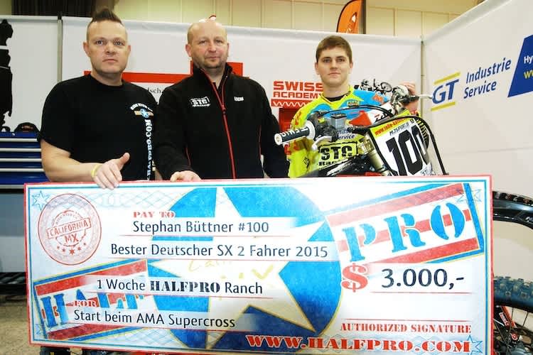 Stephan Büttner bei der Preisübergabe 