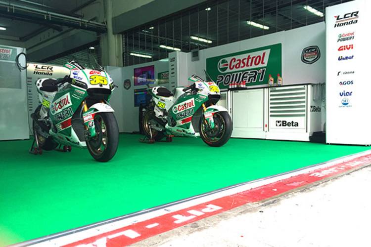 So sehen die Honda von Cal Crutchlow in Sepang aus