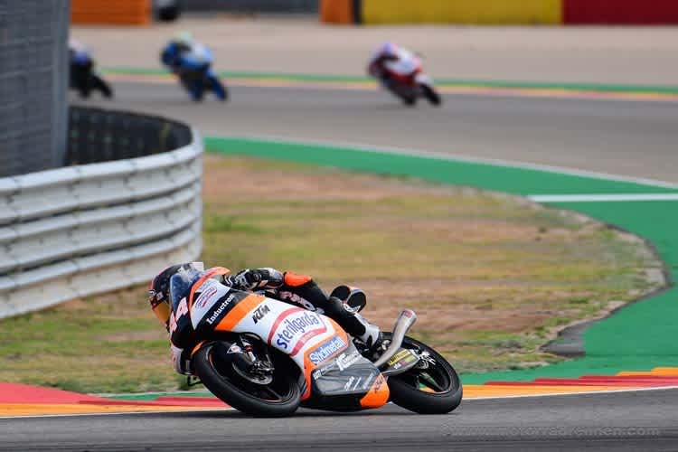 Aron Canet setzte sich frühzeitig von den Verfolgern ab