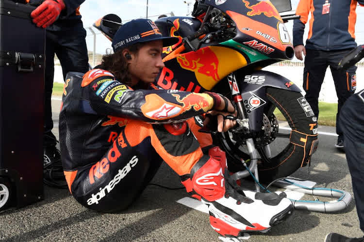 Can Öncü vor seinem wohl letzten Start in der Moto3-WM