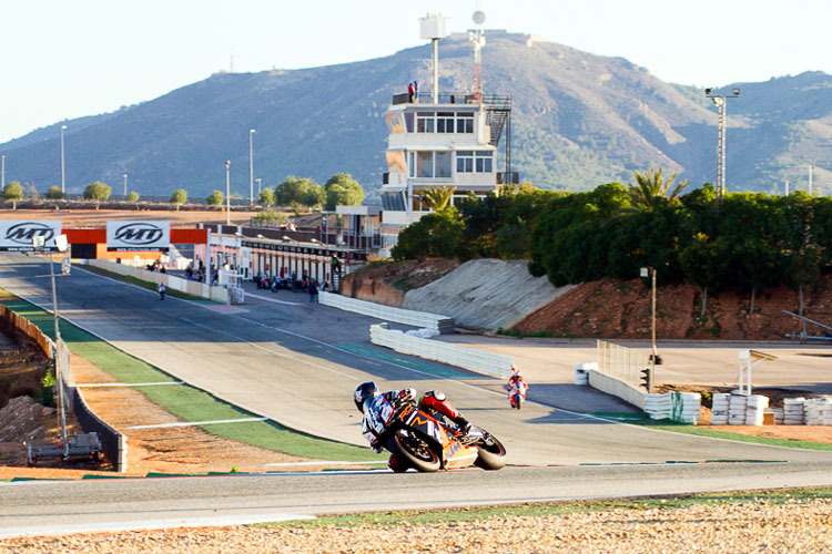 Die Pisten des Südens sind traditionell ein beliebter Ort für Rennstreckentrainings