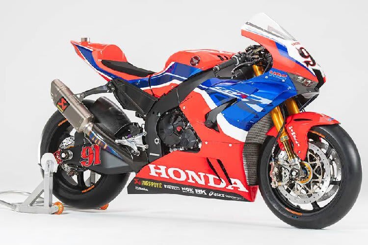 Die Honda Fireblade bei der Teampräsentation in Tokio	