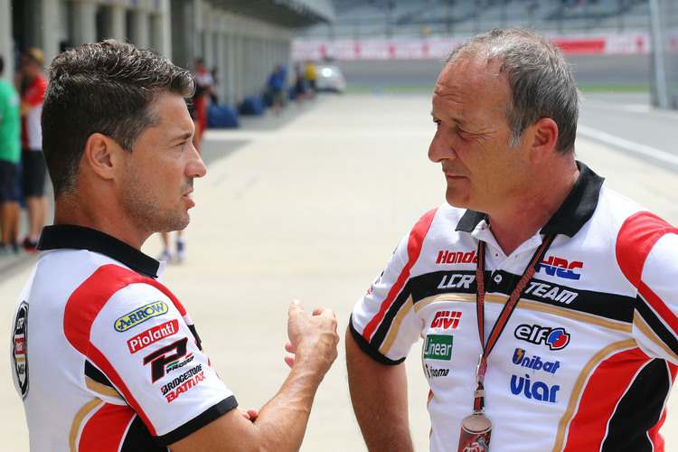 Lucio Cecchinello mit Helmut Bradl