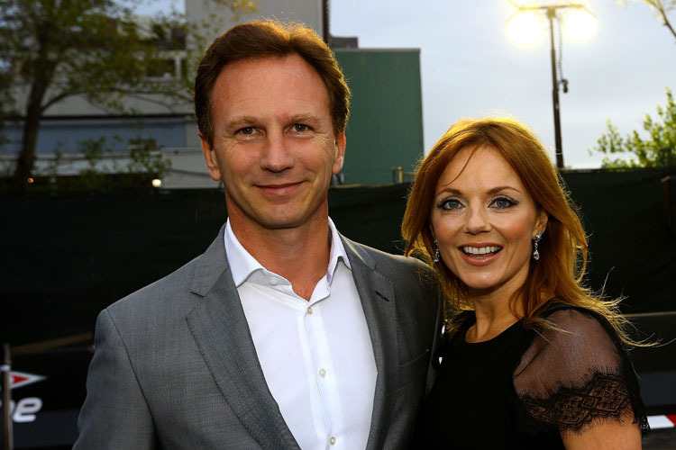 Red Bull Racing-Teamchef Christian Horner (li.) besuchte mit Freundin und Ex-Spice-Girl Gery Halliwell das Gala-Dinner «Le Grand Soir» 