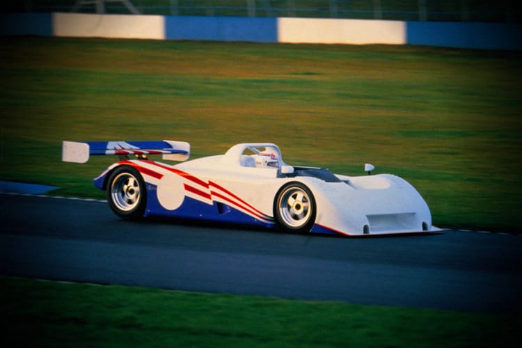 Der Chrysler Patriot beim «Test» in Donington