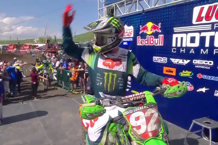 Adam Cianciarulo gewann den zweiten Lauf in Thunder Valley