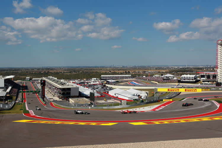 Circuit of the Americas: Wo sonst die Formel-1-Stars ihre Kreise drehen, durfte für einmal Gabrielle Giffords ausrücken