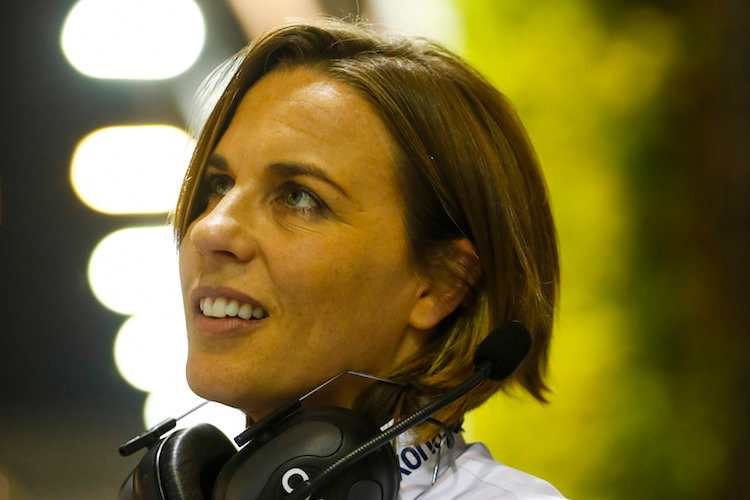 Williams-Teamchefin Claire Williams verspricht: ««Natürlich werden wir angreifen, wenn sich die Gelegenheit dazu bietet, nur weil das Mercedes-Duo den Titelkampf austrägt, werden wir uns nicht künstlich zurückhalten»