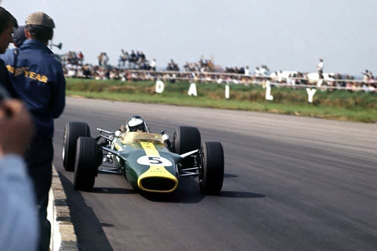 Das war typisch Jim Clark – einsam an der Spitze