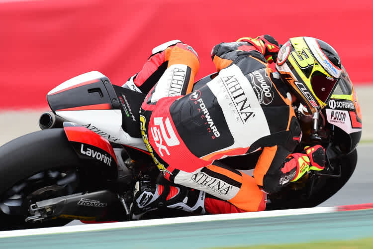 Simone Corsi war im dritten Training der schnellste Moto2-Pilot