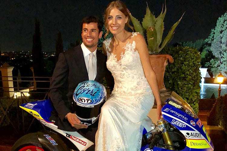 «Mr. & Mrs. Corsi», steht auf dem Helm