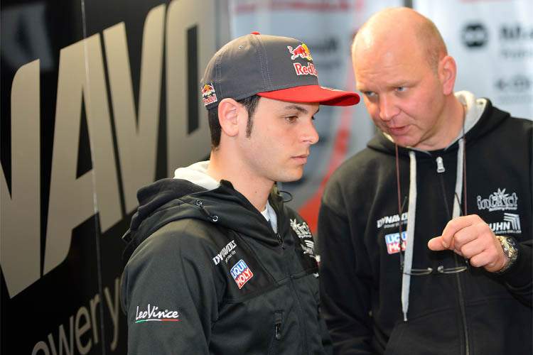 Sandro Cortese und Crew-Chief Jürgen Lingg