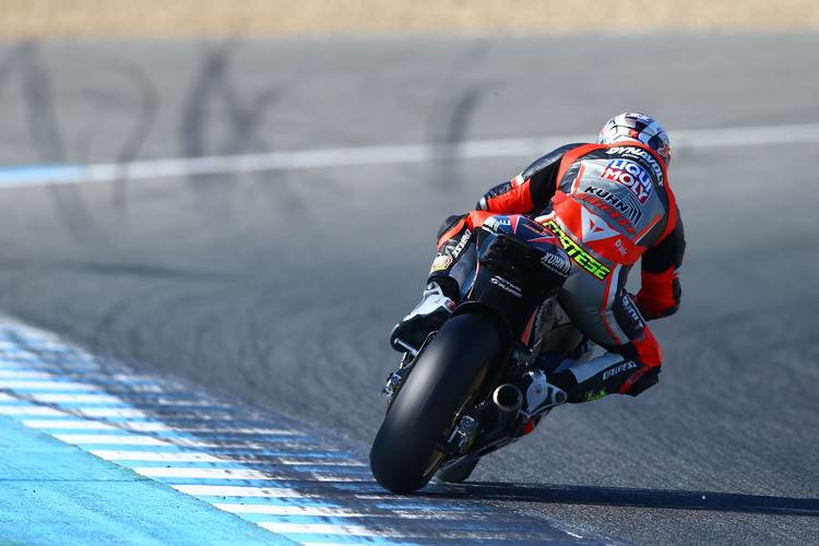 Sandro Cortese: Sideways beim Jerez-Test
