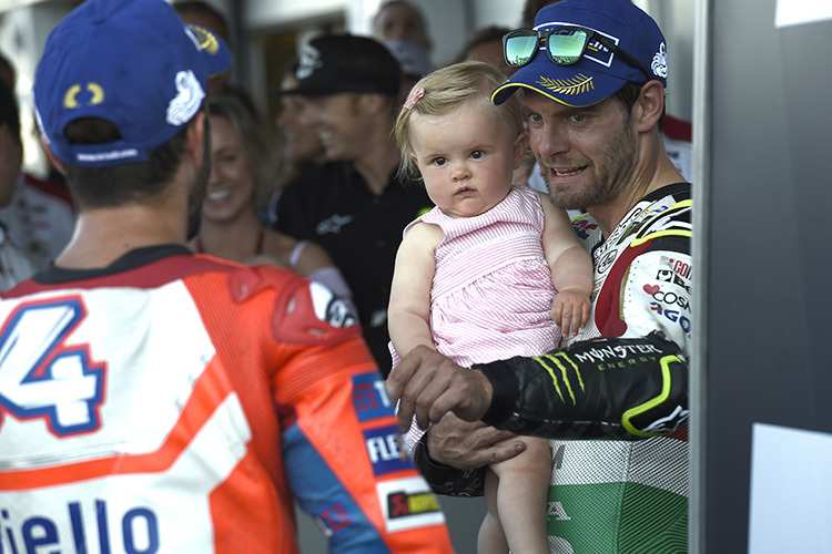 Dovizioso begrüßte Crutchlows Tochter Willow