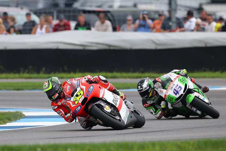 Cal Crutchlow (35) stritt mit Scott Redding um Rang 8