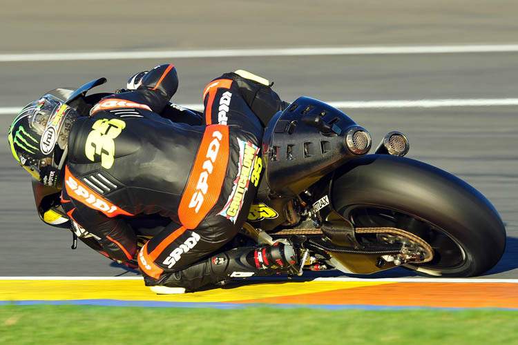 Cal Crutchlow auf Ducati beim November-Test in Valencia