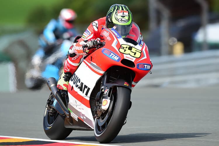 Cal Crutchlow auf der widerspenstigen Ducati