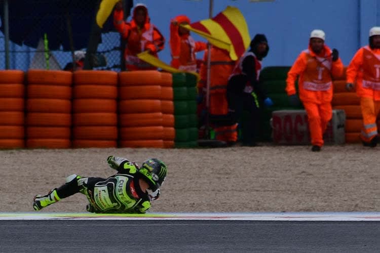 Cal Crutchlow stürzte in Runde 7