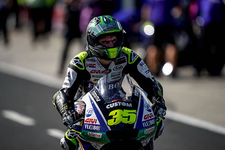 Cal Crutchlow vor dem Crash in Australien