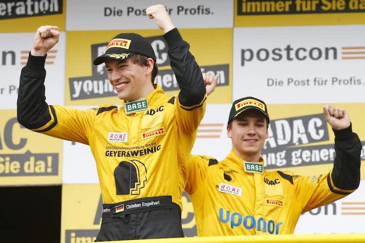 Oschersleben-Sieger Engelhart und Bachler