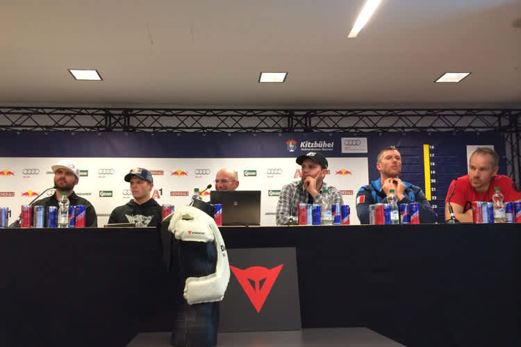 Stefan Bradl bei der Dainese-Pressekonferenz in Kitzbühel