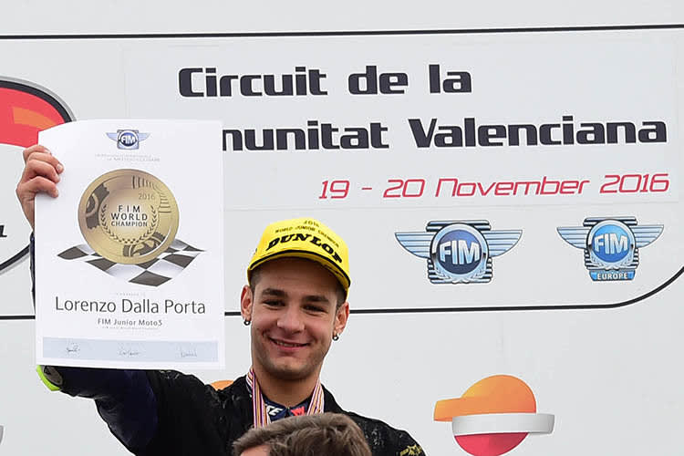 Junioren-Weltmeister Lorenzo Dalla Porta