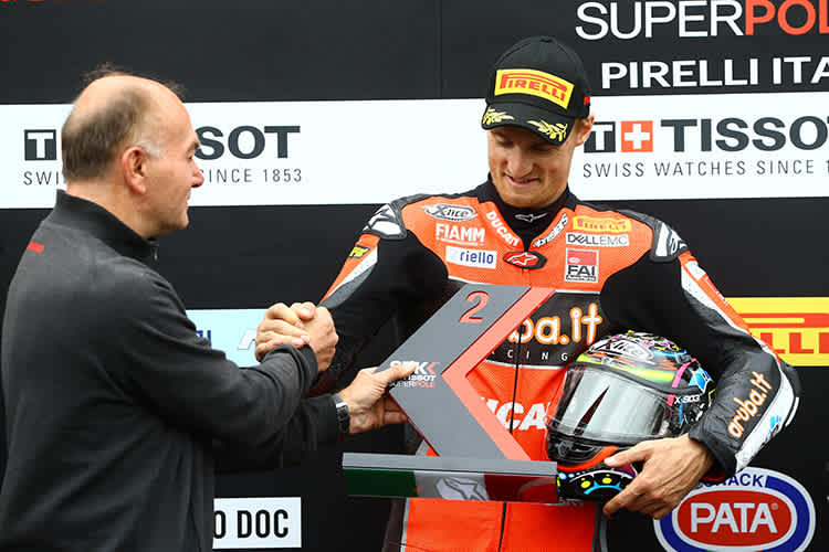 Chaz Davies holte seine erste Pole 2019