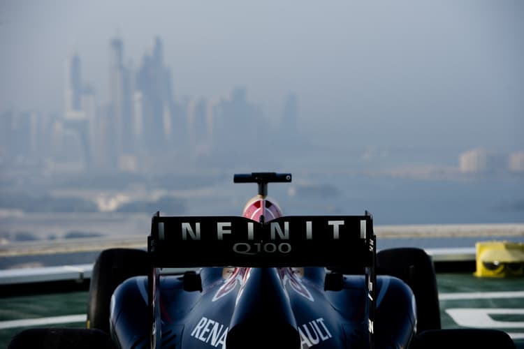 Diese Aussicht genoss David Coulthard