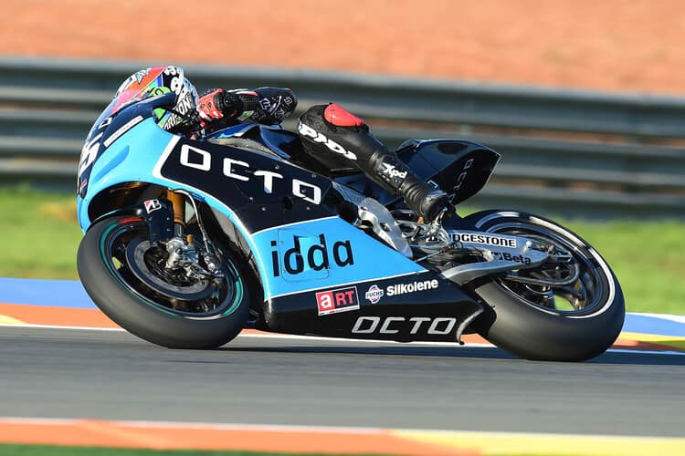 Alex De Angelis auf der Ioda-Aprilia