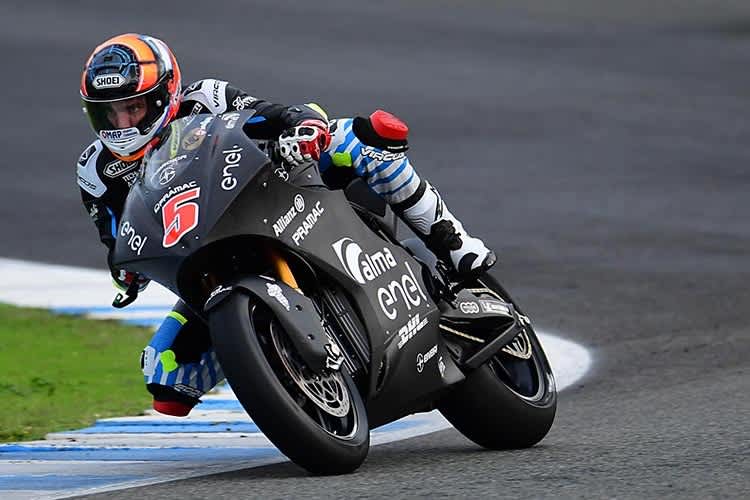 Alex De Angelis mit der MotoE-Maschine