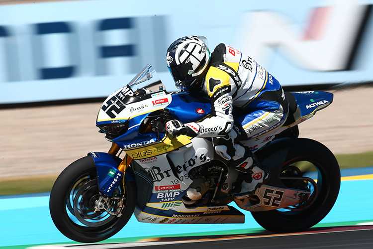 Alessandro Delbianco bekommt eine Werks-Honda – im Hintergrund Genesio Bevilacqua