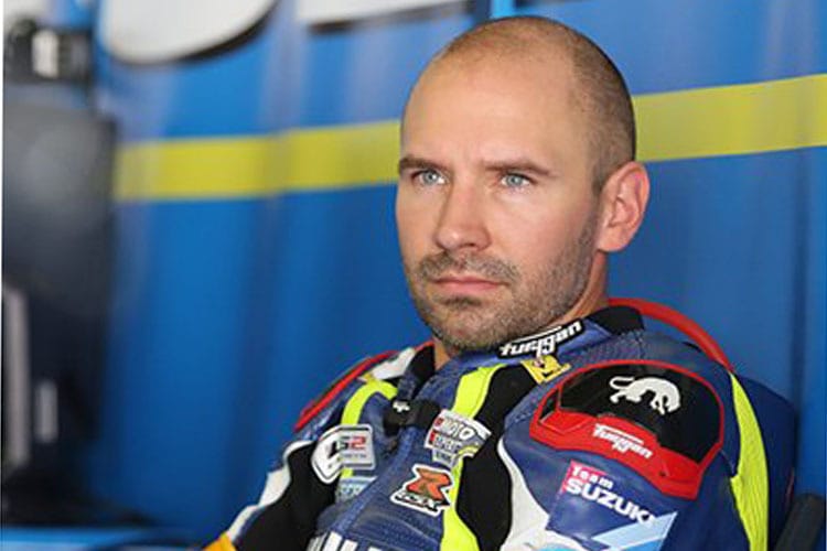 Anthony Delhalle als Suzuki-Pilot