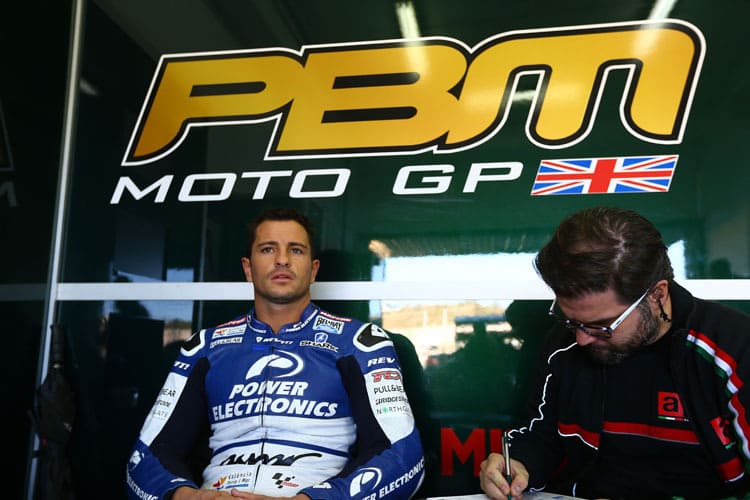 Randy de Puniet beim PBM-Aprilia-Test in Valencia