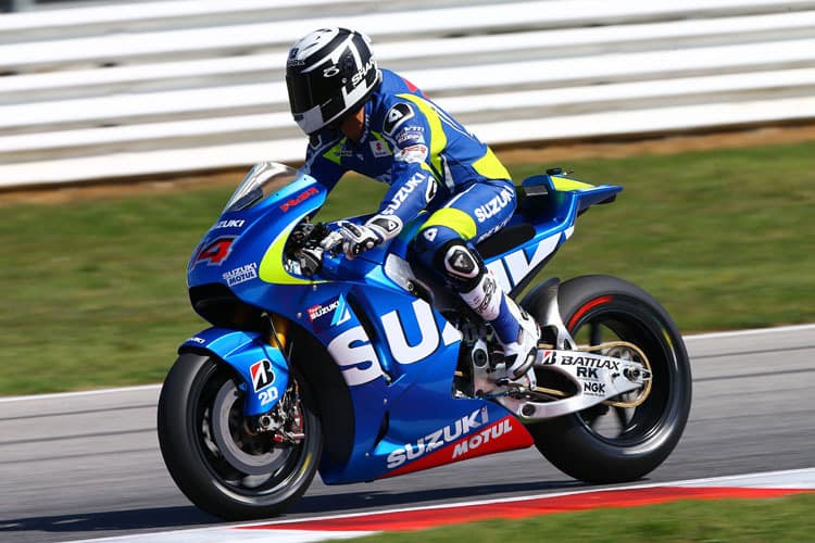 Misano-Test: Randy de Puniet auf der Suzuki